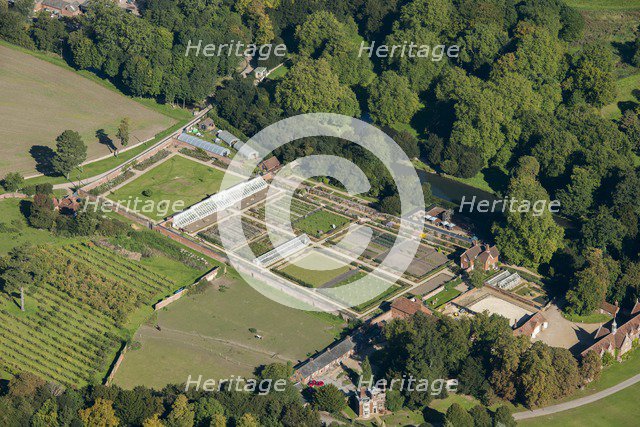 Kitchen garden, Audley End, Essex, 2015. Artist: Damian Grady.