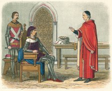 'Gascoigne refuses to sentence a prelate or peer', 1405 (1864). Artist: James William Edmund Doyle.
