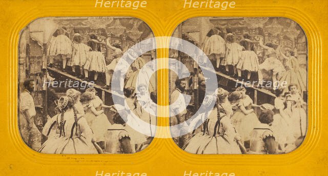 Theatrical scene?, 1860s. Creator: Charles Gaudin.