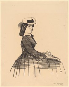 An Irish Girl, 1922. Creator: George Wesley Bellows.