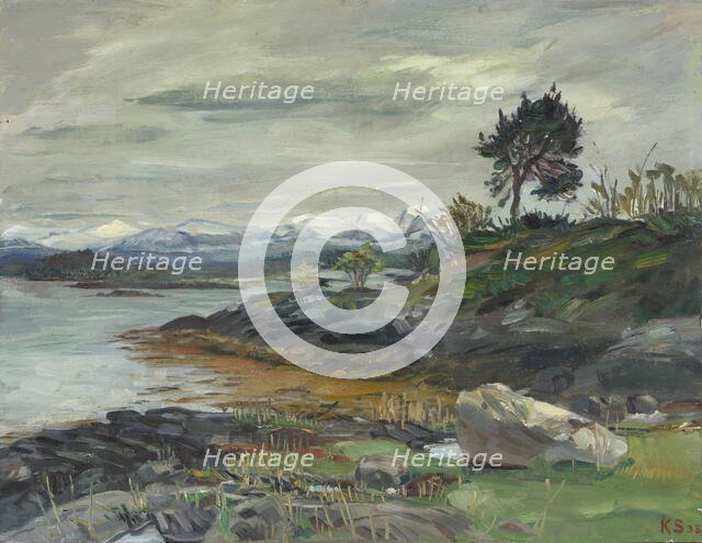 Fall, Hjertoya, 1938. Creator: Kurt Schwitters.