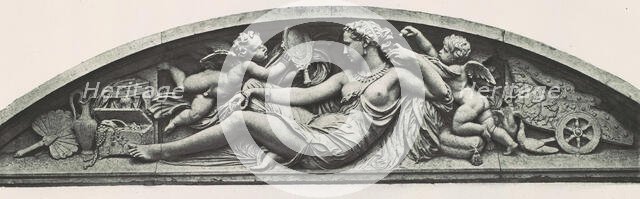 Palais du Louvre et des Tuileries, motifs de décorations tirés des constructions éxéc..., 1850s-70s. Creator: Edouard Baldus.