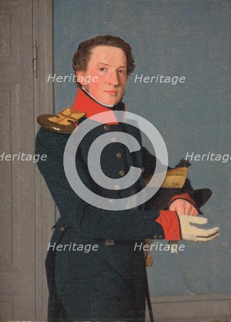 Portrait of the Naval Lieutenant D. Christen Schifter Feilberg, 1832-1836. Creator: Christen Købke.