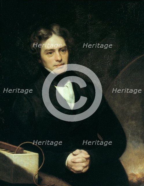 Michael Faraday, English chemist and physicist, 1842. Artist: Thomas Phillips