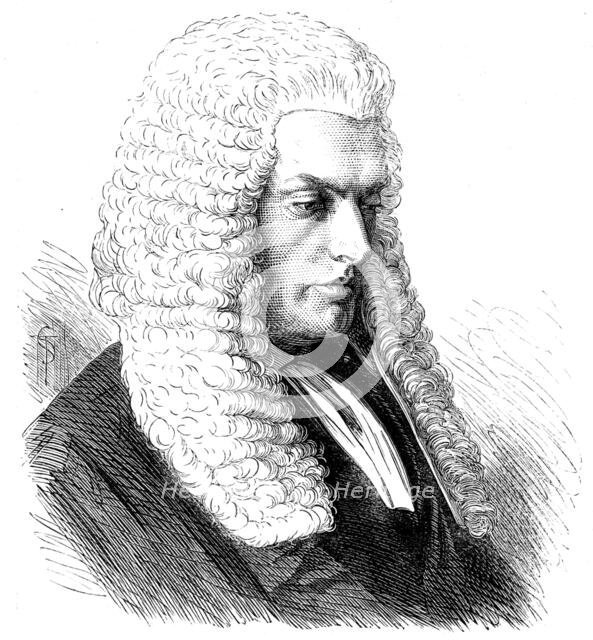 Mr. Henry James, Q.C., M.P. for Taunton, the new Solicitor-General, 1873. Creator: Unknown.