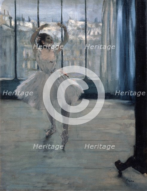 'Dancer at the Photographer', 1875. Artist: Edgar Degas