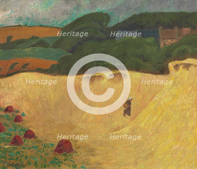 The Beach of Les Grands Sables at Le Pouldu, 1890. Creator: Paul Serusier.