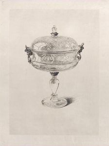 Crystal Cup, 1868. Creator: Jules-Ferdinand Jacquemart.