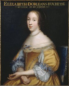 Élisabeth Marguerite d'Orléans (1646-1696), Duchess of Guise, ca 1665. Creator: Anonymous.