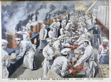 Mayor's Banquet, Paris, 1900. Artist: Unknown