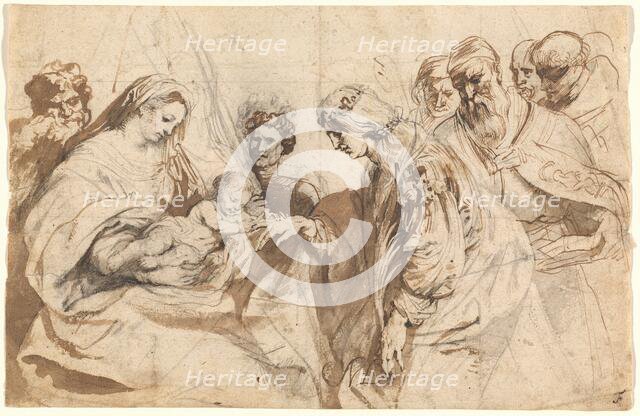 The Mystic Marriage of Saint Catherine, c. 1618. Creator: Anthony van Dyck.