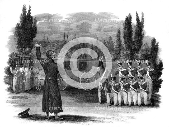 The execution of Marshal Ney, France, 1816. Artist: Unknown