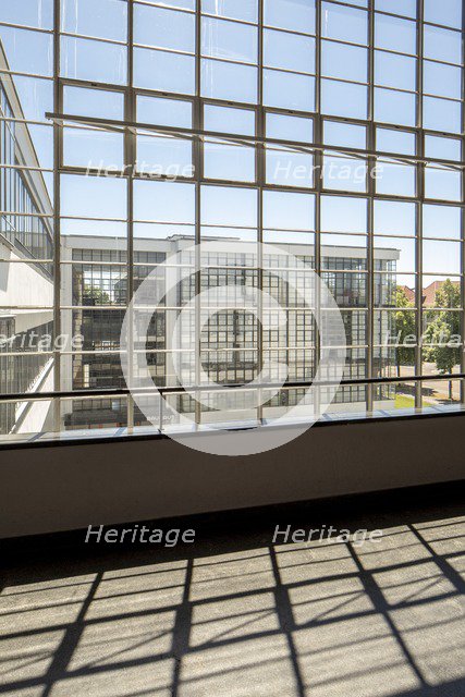 The Bauhaus building, Dessau, Germany, 2018.  Artist: Alan John Ainsworth.