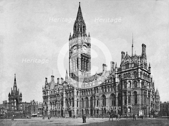 'Manchester Town Hall', c1896. Artist: H Garside.