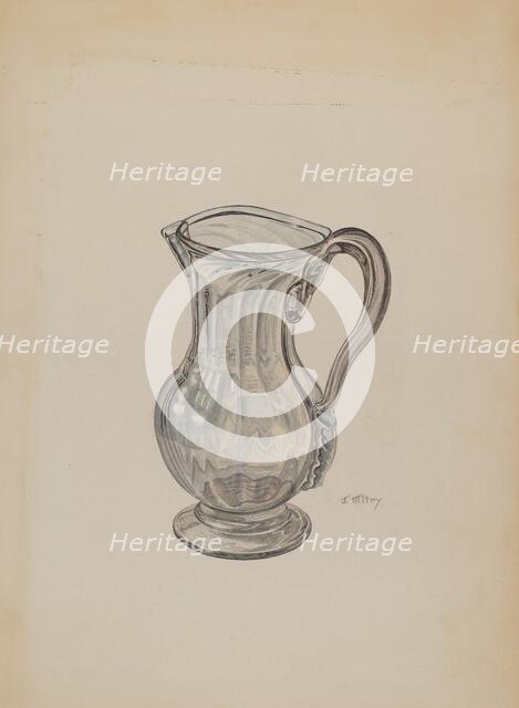 Pitcher, c. 1941. Creator: Joseph Mitry.