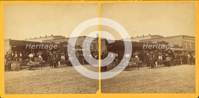 Dodges Auction, Jacksonville, Fla., c1870. Creator: Unknown.