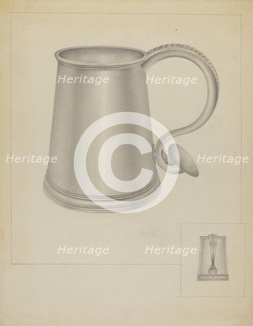 Silver Communion Mug, c. 1936. Creator: Isidore Steinberg.