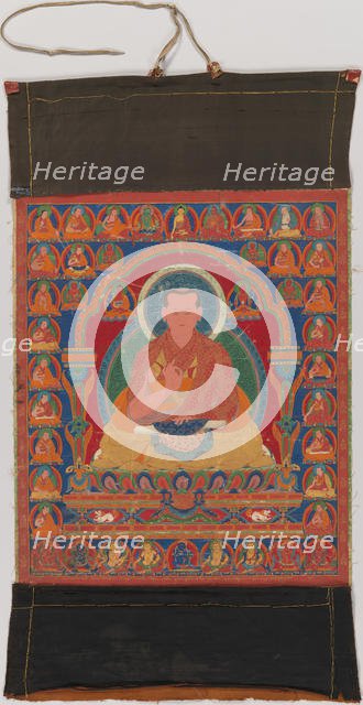 Portrait of Munchen Sangye Rinchen, the Eighth Abbot of Ngor Monastery, late 16th century. Creator: Unknown.