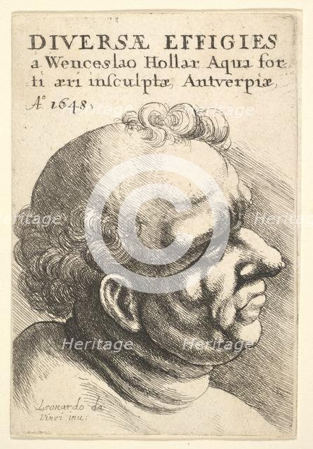 Title Page, Diversae Effigies, 1648. Creator: Wenceslaus Hollar.