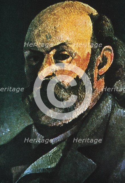 Self-portrait, 1880. Artist: Paul Cezanne