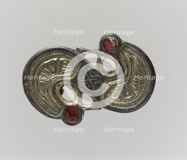 S-Shaped Brooch, Frankish, 6th century. Creator: Unknown.