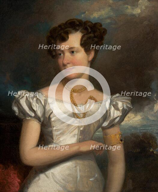 Portrait of Clara Fisher, 1828. Creator: Henry Inman.