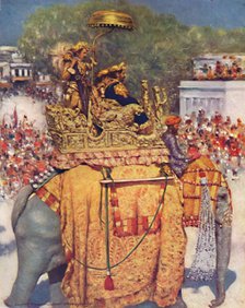 'The State Entry: A Distinguished Maharaja', 1903. Artist: Mortimer L Menpes.