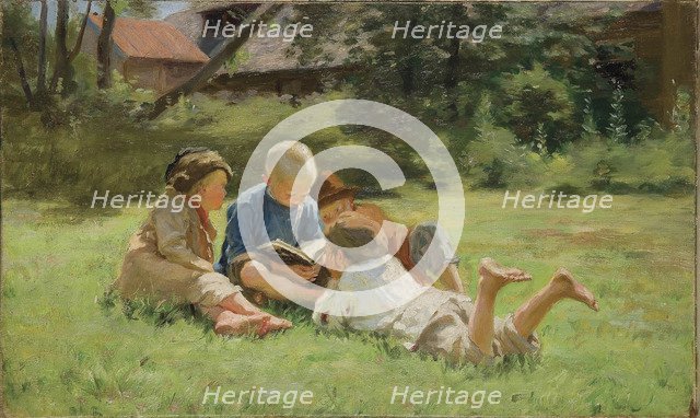 Children, 1890s. Artist: Vinogradov, Sergei Arsenyevich (1869-1938)