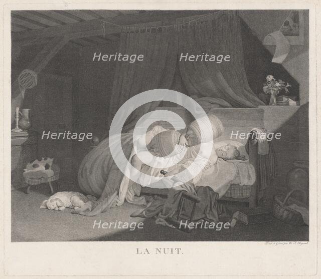 La Nuit (Night), 1780s. Creator: Nicolas-Francois Regnault.