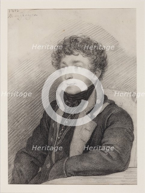 Portrait of the Poet Konstantin Nikolayevich Batyushkov (1787-1855), 1815.