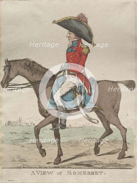 A View of Somerset, 1811. Creator: Richard Dighton (British, 1795-1880).