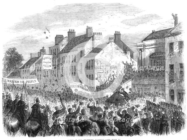 Scene at the Kilkenny Election, 1865. Creator: Unknown.