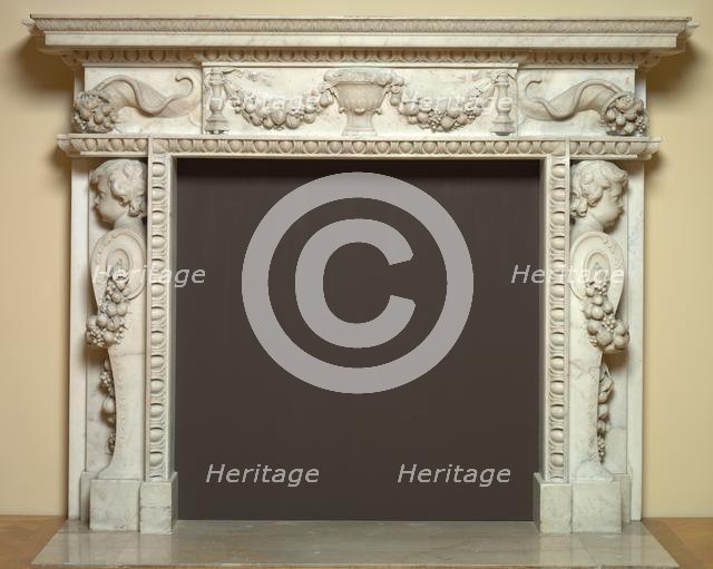 Mantel, c. 1730. Creator: William Kent (British, 1685-1748), probably by.