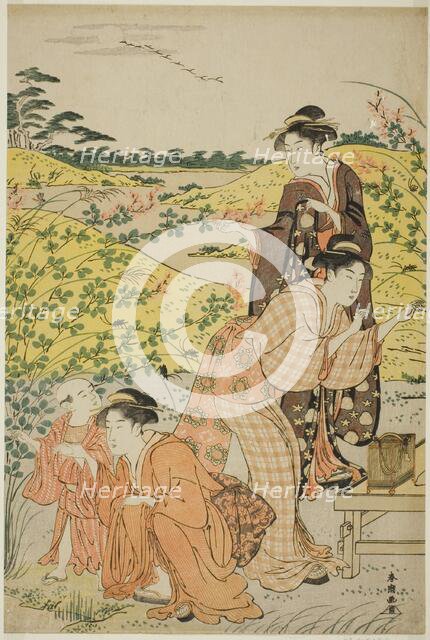 A Picnic Party, c. 1785/95. Creator: Katsukawa Shuncho.