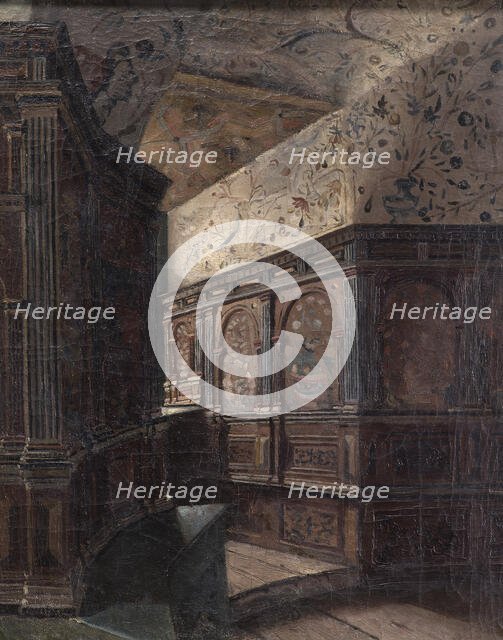 Duke Karl's Tower Chamber at Gripsholm, 1870. Creator: Ernst Josephson.