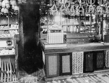 Unidentified hardware store, probably Hungary, between 1895 and 1910. Creator: Unknown.