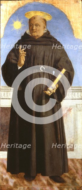 Saint Nicholas of Tolentino, 1454-1459. Artist: Piero della Francesca (ca 1415-1492)