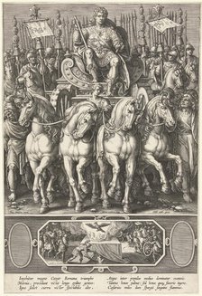 Triumph of the Emperor , End of 16th cen.. Creator: Stradanus (Straet, van der), Johannes (1523-1605).