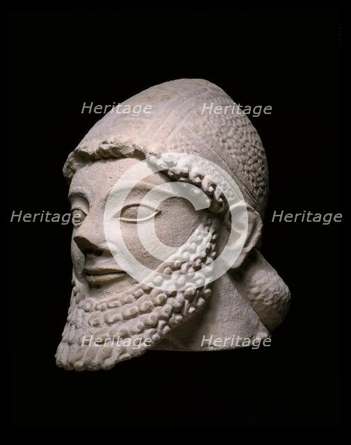 Head of a Bearded Man, 5th century BCE. Creator: Unknown.