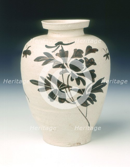 Jizhou stoneware vase, Southern Song dynasty, China, 12th-13th century. Artist: Unknown