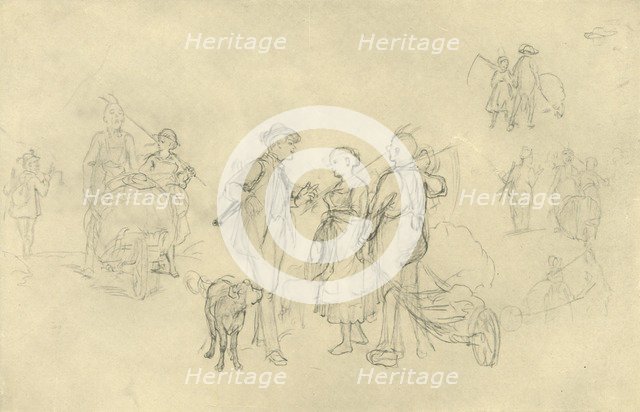 'Verabredetes Rendezvous', mid-late 19th century, (c1924). Creator: Carl Spitzweg.