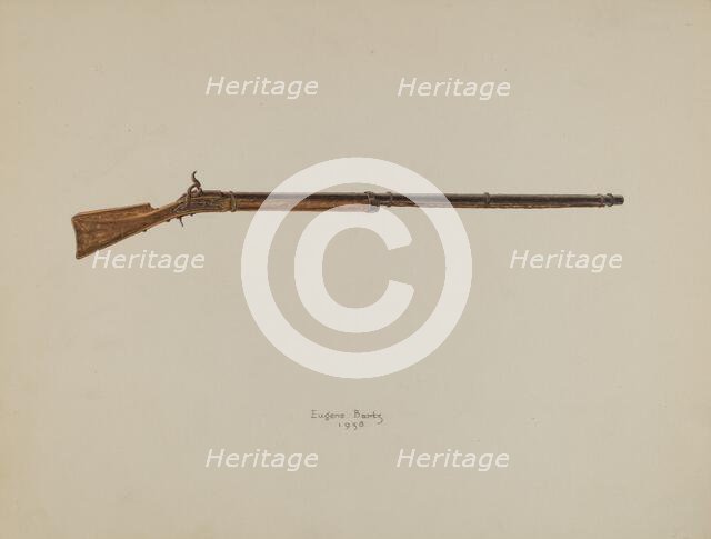 Gun, 1938. Creator: Eugene Bartz.