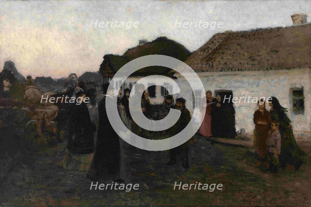 Returning Home, 1876-1877. Artist: Repin, Ilya Yefimovich (1844-1930)