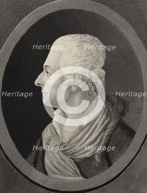 Portrait of the composer Antonio Sacchini (1730-1786), 1810. Creator: Quenedey, Edmé (1756-1830).