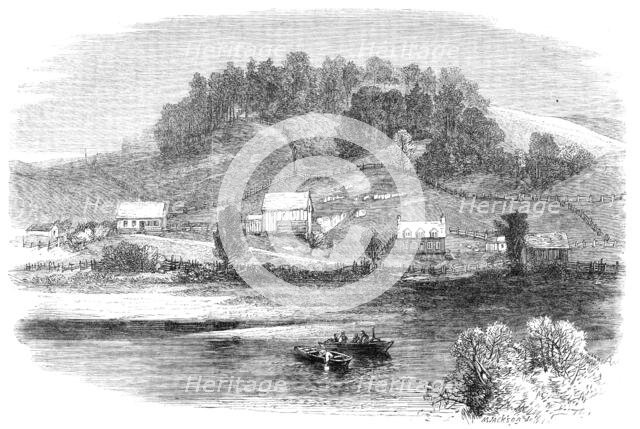 The Chaudière Gold-Fields, Canada: the gold-diggers' dwellings, 1864. F Creator: Unknown.