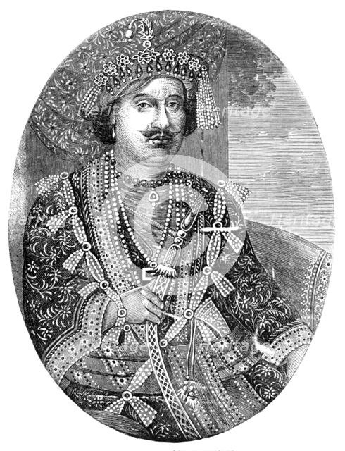 Rajah Odetnuraan of Benares, 1857. Creator: Unknown.
