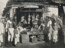 'Stand eines Obstverkaufers in Colombo', 1926. Artist: Unknown.