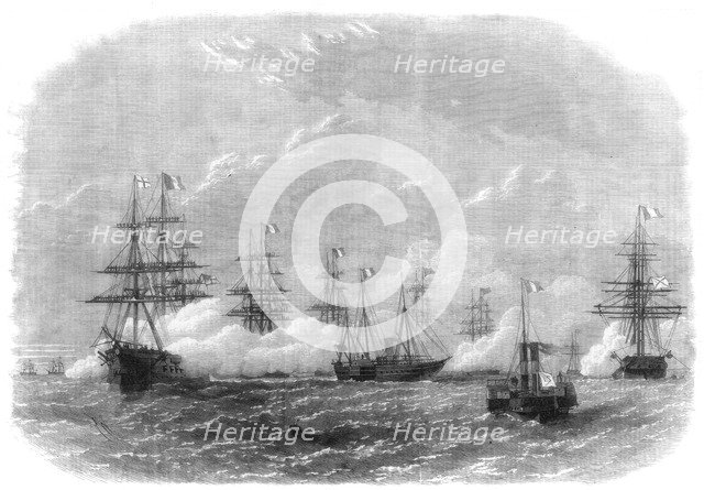 Opening of the Suez Canal, Egypt, 1869. Artist: Unknown