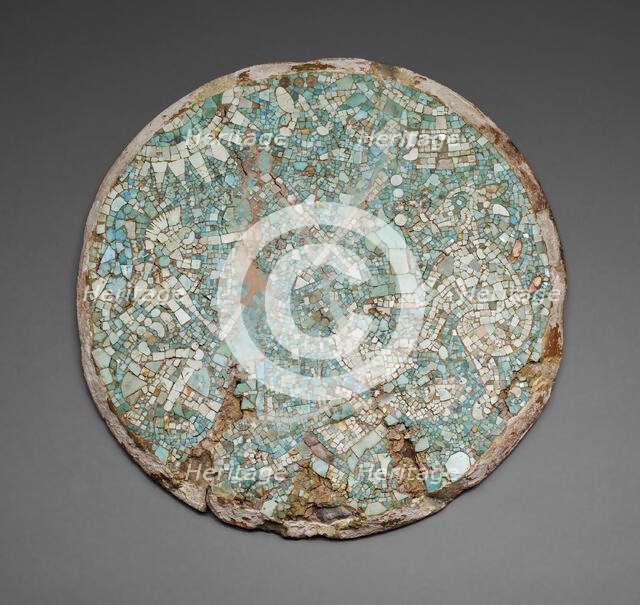 Mosaic Disk with a Mythological and Historical Scene, 1400/1500. Creator: Unknown.
