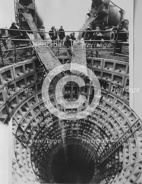 Heathrow Airport, BEA Servicing Hangar, Heathrow, Hillingdon, London, 27/02/1970. Creator: John Laing plc.